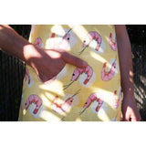 Apron: Prawn Yellow, 100% Linen