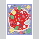 Art Print: Pizza Night