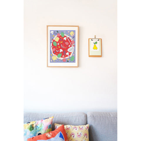 Art Print: Pizza Night