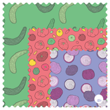 Beeswax Wraps: Variety Pack Set of 3 (Onion, Tomato, Cucumber)