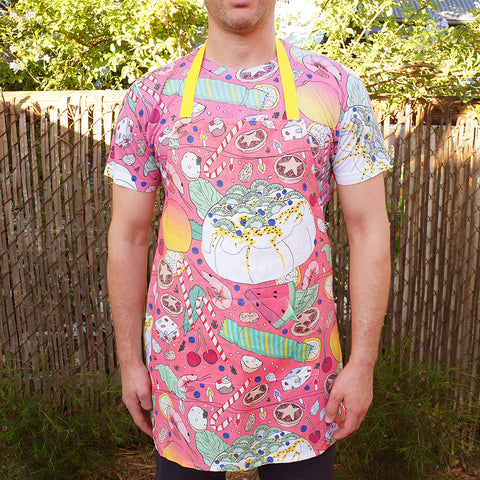 Apron: Christmas, 100% Linen