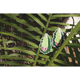 Earrings: Mixed Lettuce Hoop Earrings