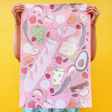 Tea Towel: Park Picnic