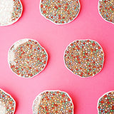 Badge: Freckle Glitter Brooch/Button