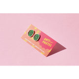 Earrings: Kiwifruit Stud Earrings