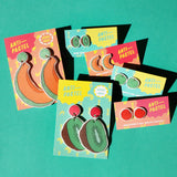 Earrings: Kiwifruit Drop Earrings