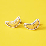Earrings: Banana Stud Earrings