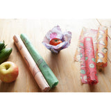 Beeswax Wraps: Variety Pack Set of 3 (Cheese, Apple, Bread)