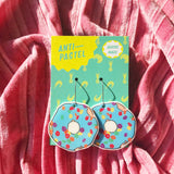 Earrings: Donut Drop Earrings, 3 colours available