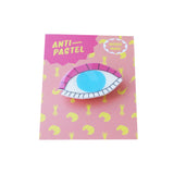 Badge: Evil Eye Brooch/Button, 4 colours available